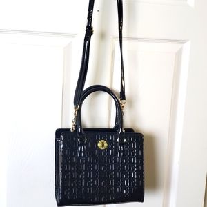 Black Bag with gold hardware by Tommy Hilfiger